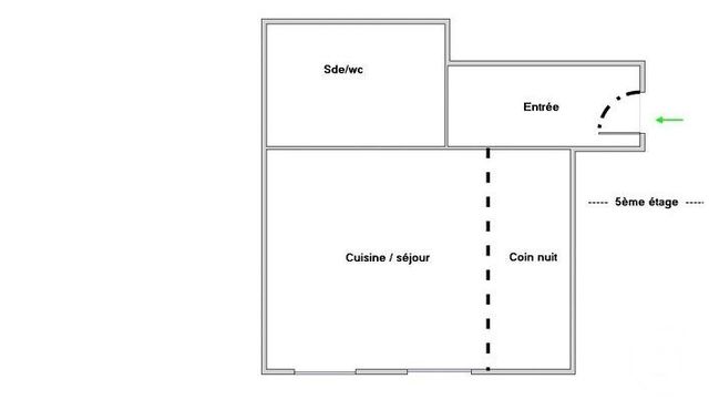 Appartement à vendre - 2 pièces - 30.18 m2 - CLICHY - 92 - ILE-DE-FRANCE - Century 21 Calmette