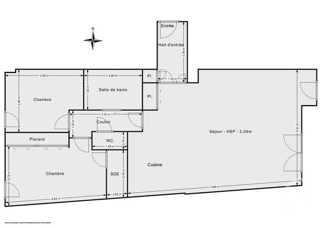 Appartement F3 à vendre - 3 pièces - 74.01 m2 - IVRY SUR SEINE - 94 - ILE-DE-FRANCE - Century 21 Calmette