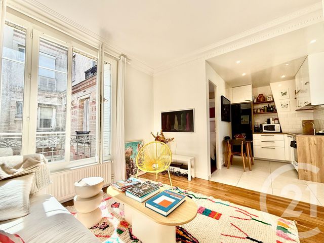 Appartement à vendre - 2 pièces - 37.32 m2 - PARIS - 75017 - ILE-DE-FRANCE - Century 21 Calmette
