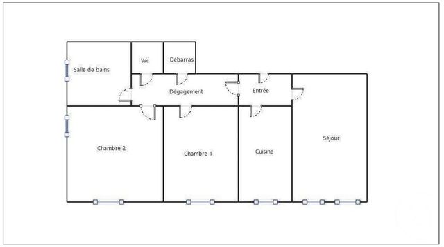 Appartement F3 à vendre - 3 pièces - 57.42 m2 - CLICHY - 92 - ILE-DE-FRANCE - Century 21 Calmette